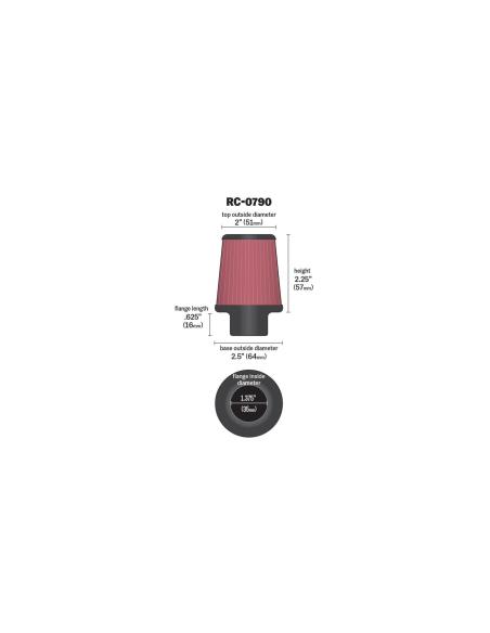 Comprar Filtro Aire Conico K&N 35Mm a precio de oferta