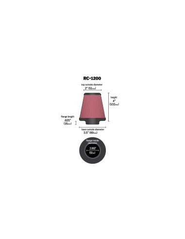 Acquista Filtro Aria Conico K&N 52Mm a prezzo scontato