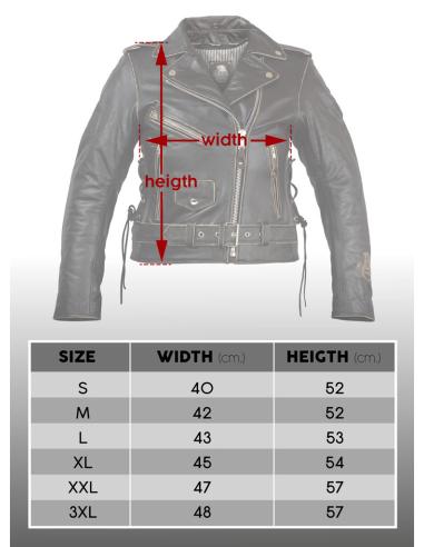 WOMEN'S LEATHER JACKET AGED EAGLE WITH PROTECTIONS CE