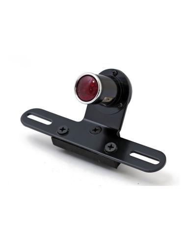 TAIL LIGHT RETRO "SHOTGUN" BLACK E-MARK