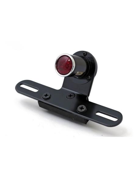 TAIL LIGHT RETRO "SHOTGUN" BLACK E-MARK