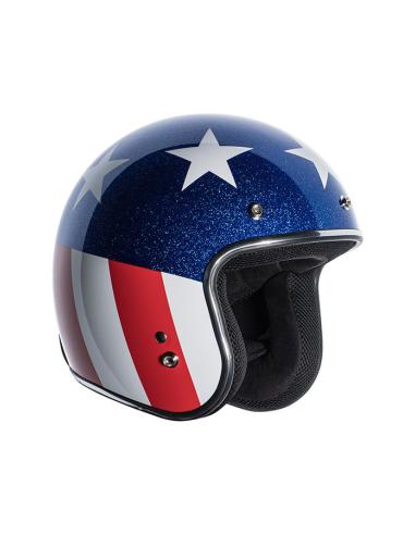 TORC T-50 CAPTAIN VEGAS RWB JET HELMET
