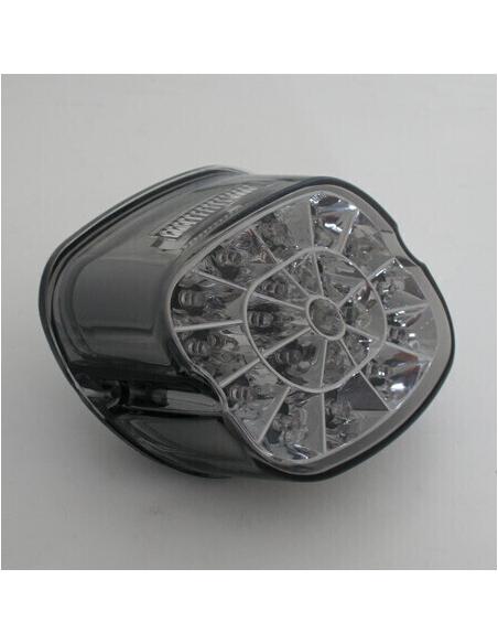 H-D-APROVADO LENTE DE LUZ TRASEIRA LED DEFUMADA