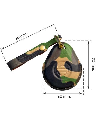 PORTA-CHAVES DE PROXIMIDADE HARLEY DAVIDSON EM COURO CAMUFLAGEM