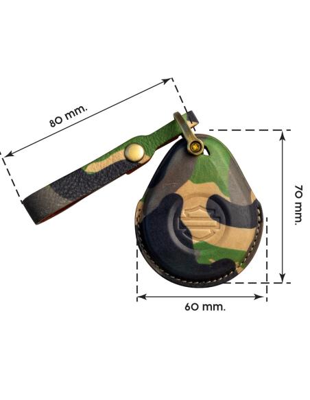 PORTA-CHAVES DE PROXIMIDADE HARLEY DAVIDSON EM COURO CAMUFLAGEM