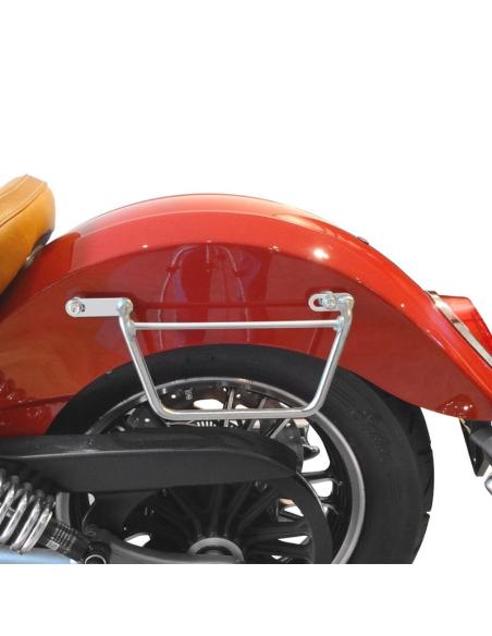 KLICKFIX SADDLEBAG SUPPORT CHROME INDIAN SCOUT