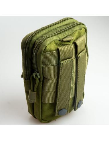 GREEN MULTIPURPOSE POUCH FOR TACTICAL BELT