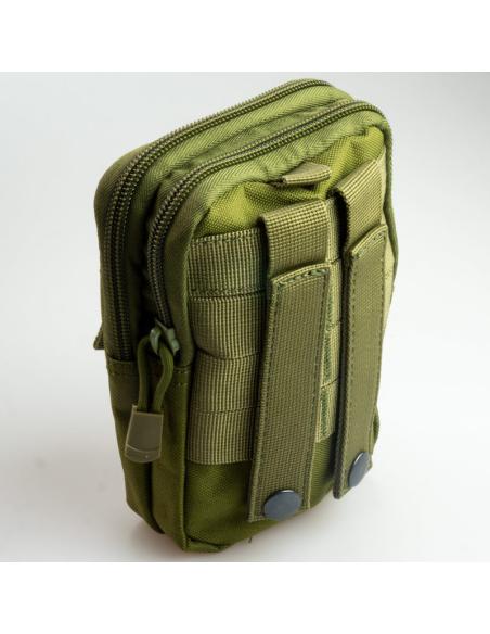 GREEN MULTIPURPOSE POUCH FOR TACTICAL BELT