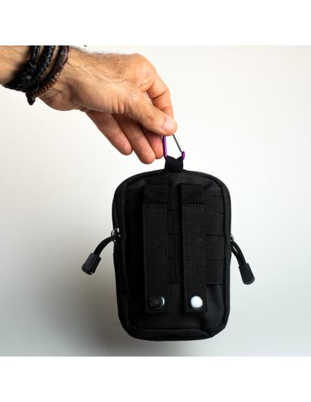 Comprar Bolsa Multiusos Negra Para Cinturón Táctico a precio de oferta