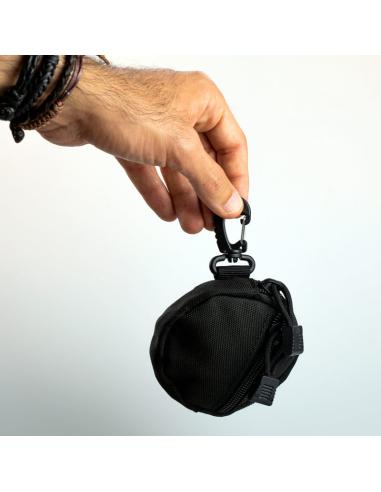 BOLSA MULTIUSOS PRETA PARA CINTO TÁCTICO