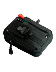 BLACK MULTIPURPOSE POUCH FOR TACTICAL BELT