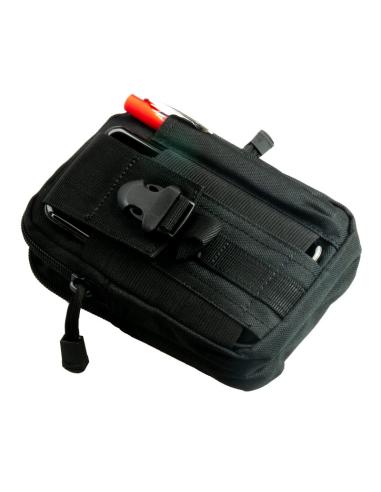 BLACK MULTIPURPOSE POUCH FOR TACTICAL BELT