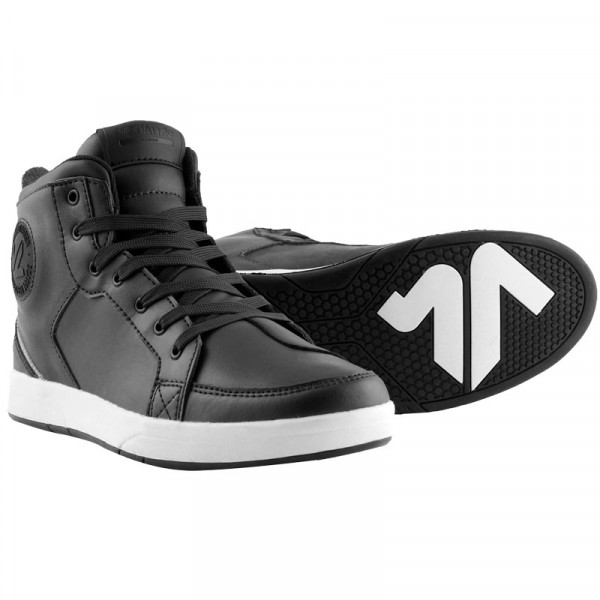 LEATHER SHOES HOMOLOGATED VQUATTRO TWIN BLACK