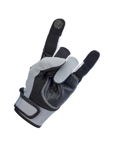 BILTWELL BAJA GLOVE GRAY - APPROVED