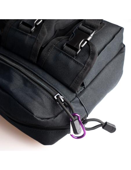 Comprar Riñonera Cinturón Negro Táctico Con Accesorios a precio de oferta