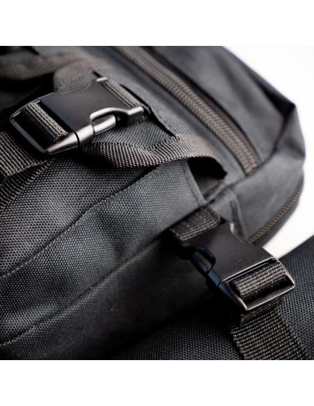 Comprar Riñonera Cinturón Negro Táctico Con Accesorios a precio de oferta