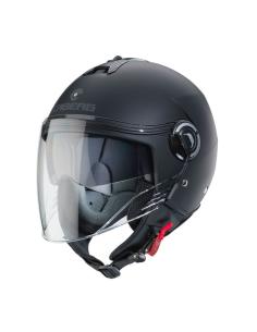 CAPACETE JET VISOR DUPLO CABERG RIVIERA V4 NEGRO MATE