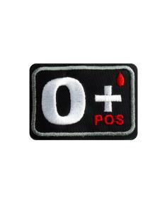 BLOOD GROUP PATCH 0+ 6 X 4 CM
