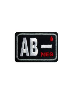 PATCH GRUPO SANGUÍNEO AB- 6 X 4 CM