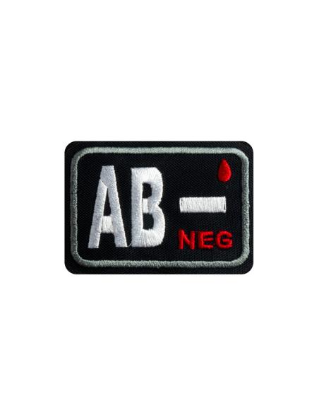 PATCH GRUPO SANGUÍNEO AB- 6 X 4 CM