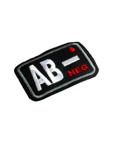 PATCH GRUPO SANGUÍNEO AB- 6 X 4 CM
