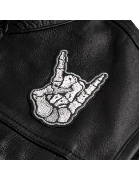 Comprar Parche Rock Mano Esqueleto 9 Cm a precio de oferta