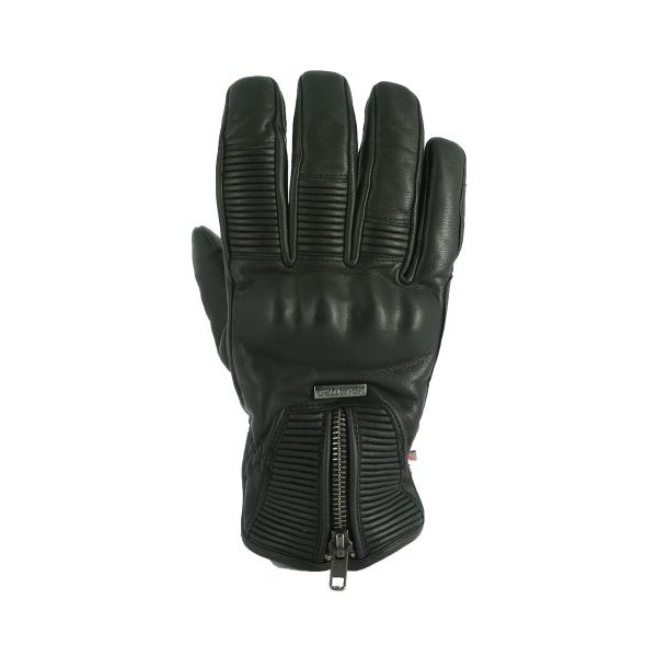 GLOVE VQUATTRO PILOTE BLACK LEATHER - APPROVED