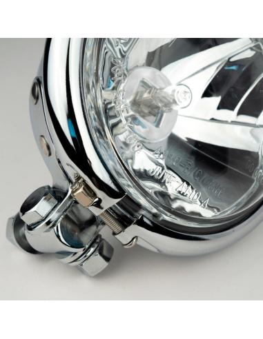 AUXILIARY HEADLIGHT CHROME 4.5 INCHES