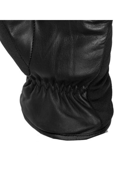 LEATHER AND STRETCH FABRIC GLOVES CITY BY MOORE