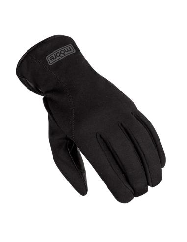 LEATHER AND STRETCH FABRIC GLOVES CITY BY MOORE