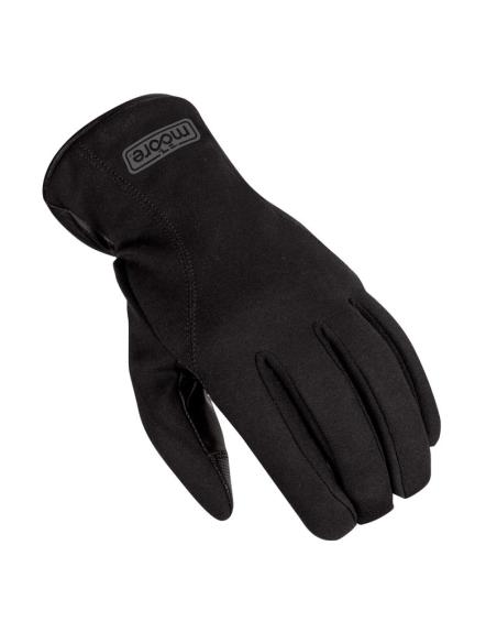 LEATHER AND STRETCH FABRIC GLOVES CITY BY MOORE