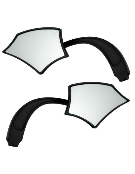 BLACK MIRRORS SPIKE - HOMOLOGATED - IGUANA CUSTOM PARTS