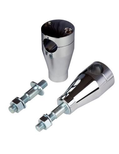 Torres Redondas Cromadas De 3" Com Guiador De 25 Mm. Com Screws
