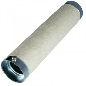 UNIVERSAL SILENCER WITH FIBRE