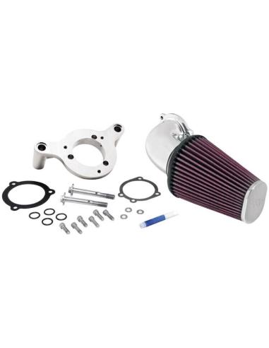 K&N HIGH FLOW FILTER CHROME SOFTAIL / DYNA 07-11