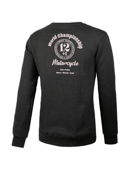 Acquista Felpa Motorcycle 12+1 Nera a prezzo scontato