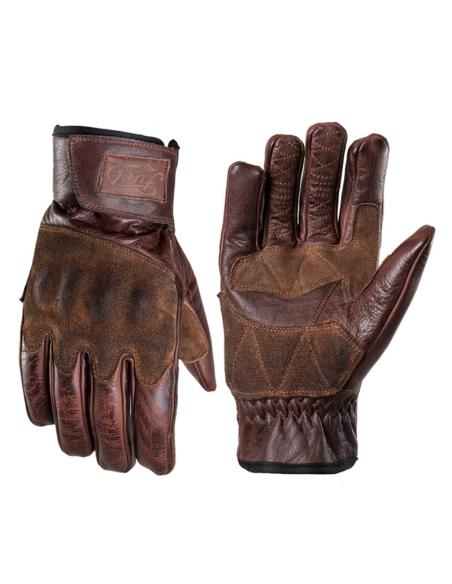 Comprar Guante Piel Rodeo Marrón De Fuel Motorcycles a precio de oferta