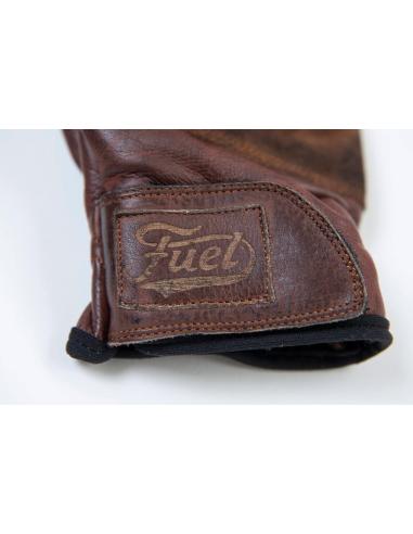 Comprar Guante Piel Rodeo Marrón De Fuel Motorcycles a precio de oferta