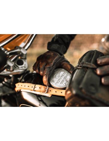Comprar Guante Piel Rodeo Marrón De Fuel Motorcycles a precio de oferta