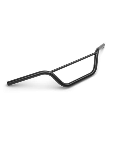 25MM BLACK BMX 15 HANDLEBARS WITH HOLES