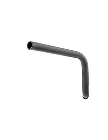 25MM BLACK BMX 15 HANDLEBARS WITH HOLES