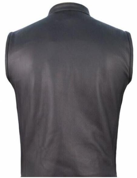 Soa Premium Leather Vest Up To 10Xl | Sale Price