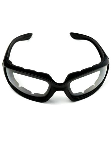 ÓCULOS DE MOTOCICLETA A LENTE FOTOCROMÁTICA TRANSPARENTE CAPO - SOL