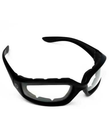 ÓCULOS DE MOTOCICLETA A LENTE FOTOCROMÁTICA TRANSPARENTE CAPO - SOL
