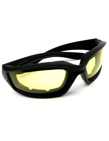 MOTORCYCLE GOGGLES EL CAPO PHOTOCHROMIC LENS YELLOW - SUN