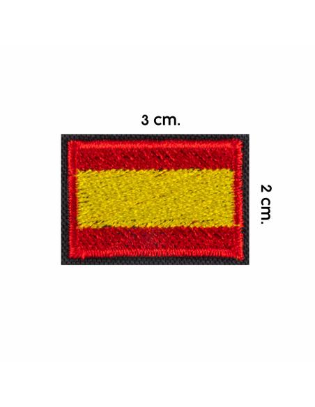 PATCH DU DRAPEAU ESPAGNOL MINI 3 X 2 CM