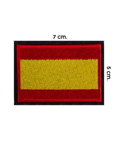 PATCH DU DRAPEAU ESPAGNOL 7 X 5 CM