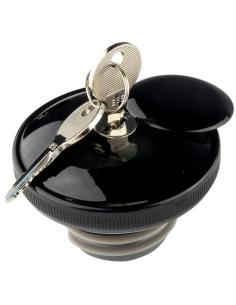 PLUG DE BRILHO PRETO SIMPLES PARA HARLEY COM CHAVE