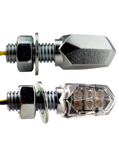 Flashes Led Minúsculos Cromados Aprovados | Preço Promocional