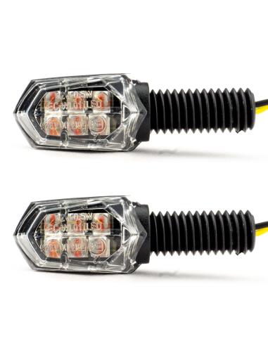 TURNSIGNAL SET LED TINY BLACK E-MARK